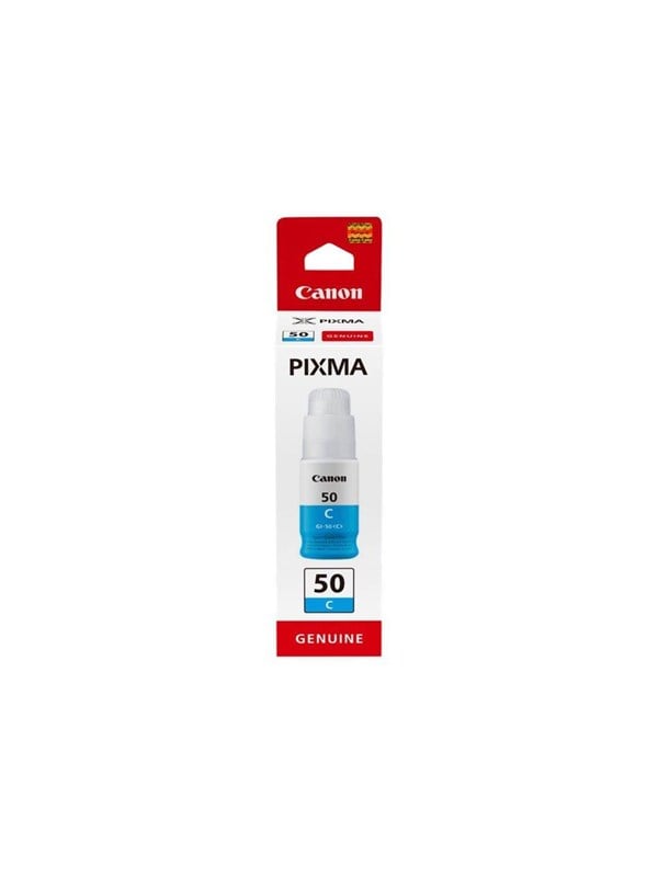 Canon Gi-50 3403c001 Cyan Refil Blækrefill Cyan