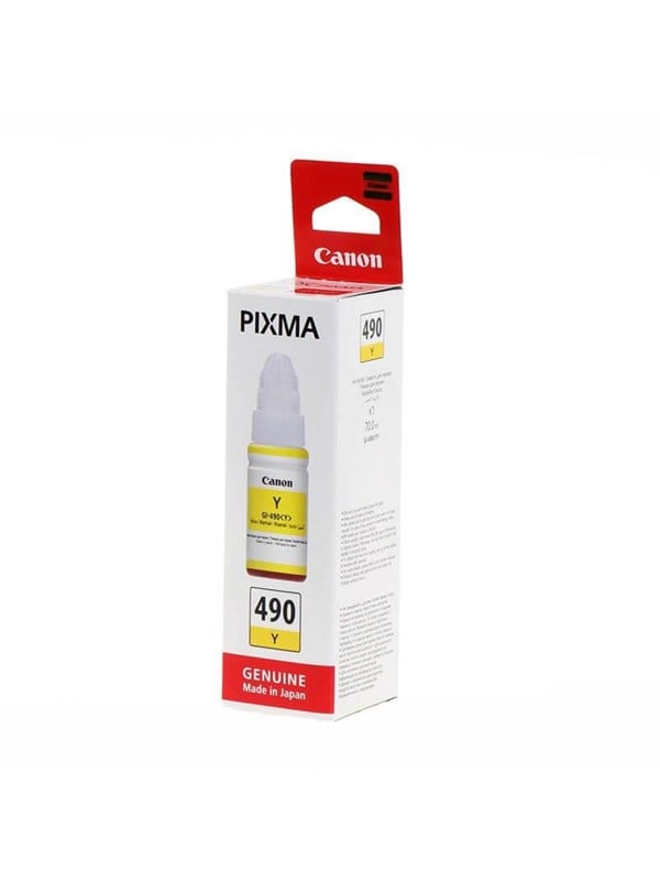 Canon Gi-490 0666c001 Yellow Refill Blækrefill Gul