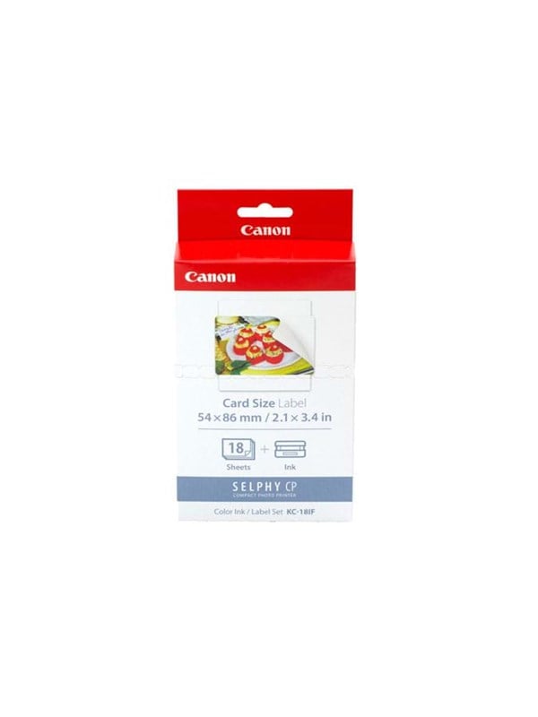 Canon Kc-18if Color Ink Labels Set For Selphy
