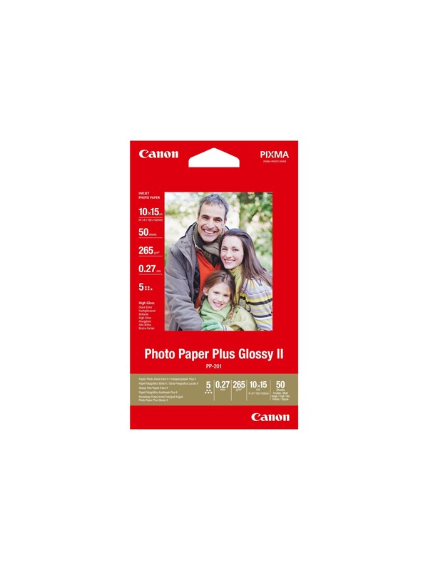 Canon Paper Pp-201 2311b003 Glossy 10x