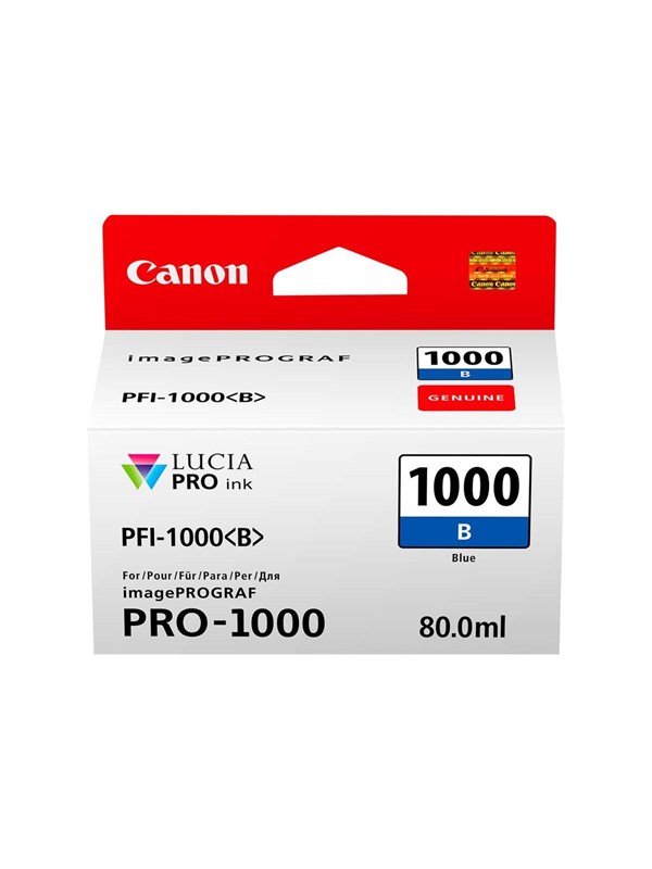 Canon Pfi-1000 0555c001 Blue Blækpatron Cyan