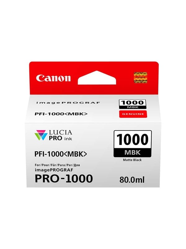 Canon Pfi-1000 0545c001 Matte Black Blækpatron Mat Sort