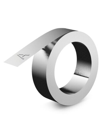 Dymo   Rhino 8482  Industrielt Prægebånd   Aluminium Med Klæbemiddel 12 Mm     65