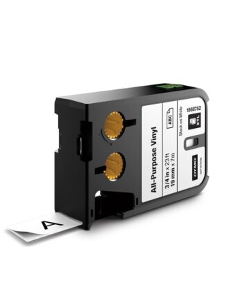 Dymo Xtl 8482  Tape Vinyl   Sort På Hvid   19 Mm   7m