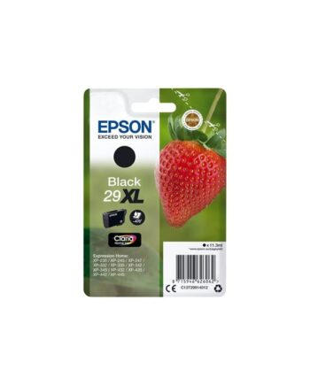 Epson 29  Black Ink Blækpatron Sort