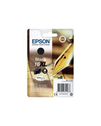 Epson 16  Black Ink Blister Blækpatron Sort