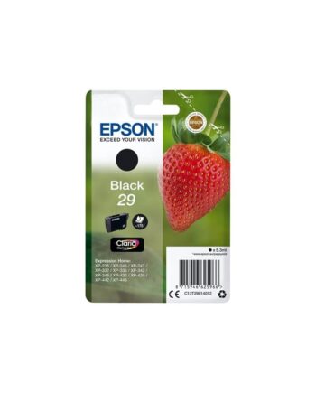 Epson 29 Black Original Ink Blækpatron Sort