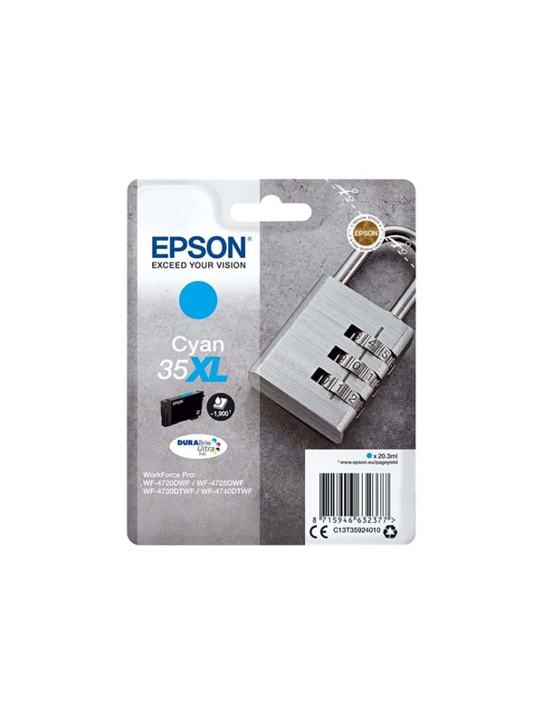 Epson 35 Blækpatron Cyan