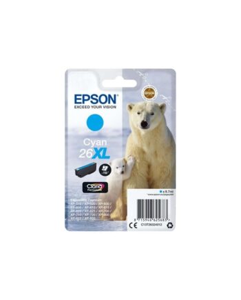 Epson 26  Blækpatron Cyan