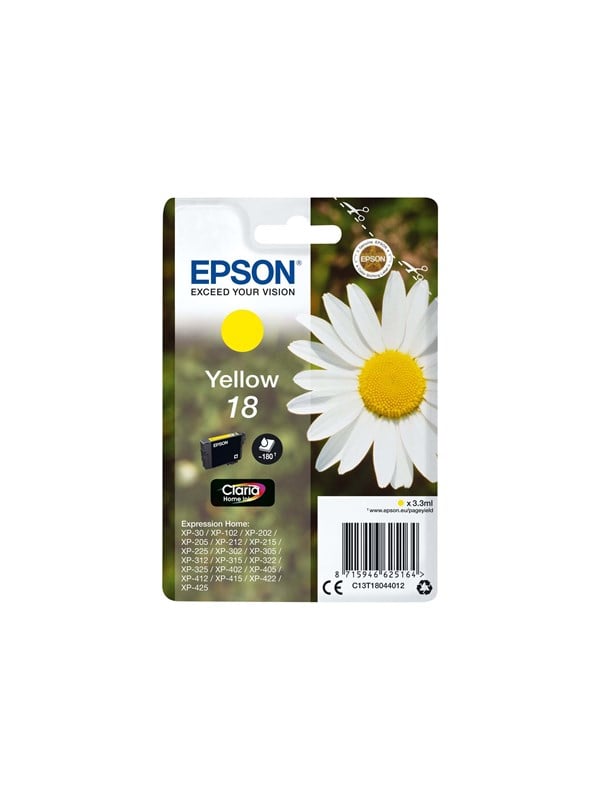 Epson 18 Blækpatron Gul