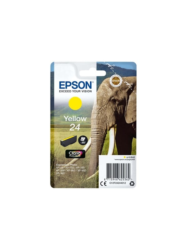 Epson 24 Blækpatron Gul