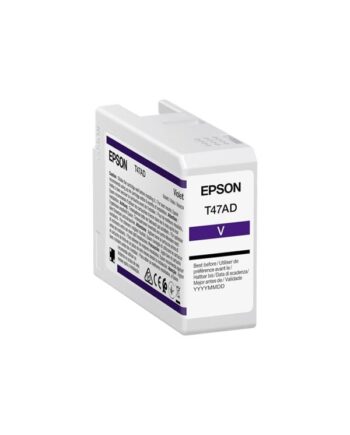 Epson C13t47ad00   T47ad Violet Ink Ultrachrome Pro 10 50ml Blækpatron Violet