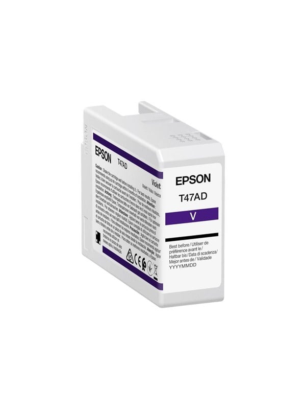 Epson C13t47ad00 T47ad Violet Ink Ultrachrome Pro 10 50ml Blækpatron Violet