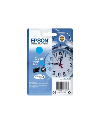 Epson 27    C13t2712 Cyan Ink Blækpatron Cyan