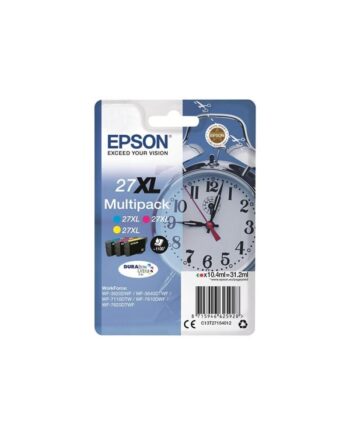 Epson 27    C13t2715 Multipack Cmy Blækpatron Cyan  Magenta  Gul