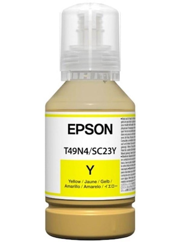 Epson C13t49n400 T49n Dye Sub Yellow Ink 140ml Blækrefill Gul