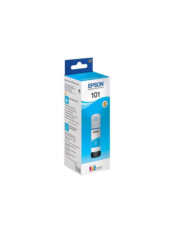 Epson 101 Cyan Original Blækbeholder Blækrefill Cyan