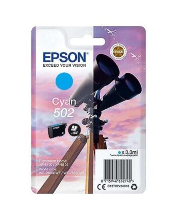 Epson 502 Cyan Original Blækpatron Blækpatron Cyan