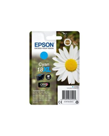 Epson 18    Cyan Original Ink Cartridge Blækpatron Cyan