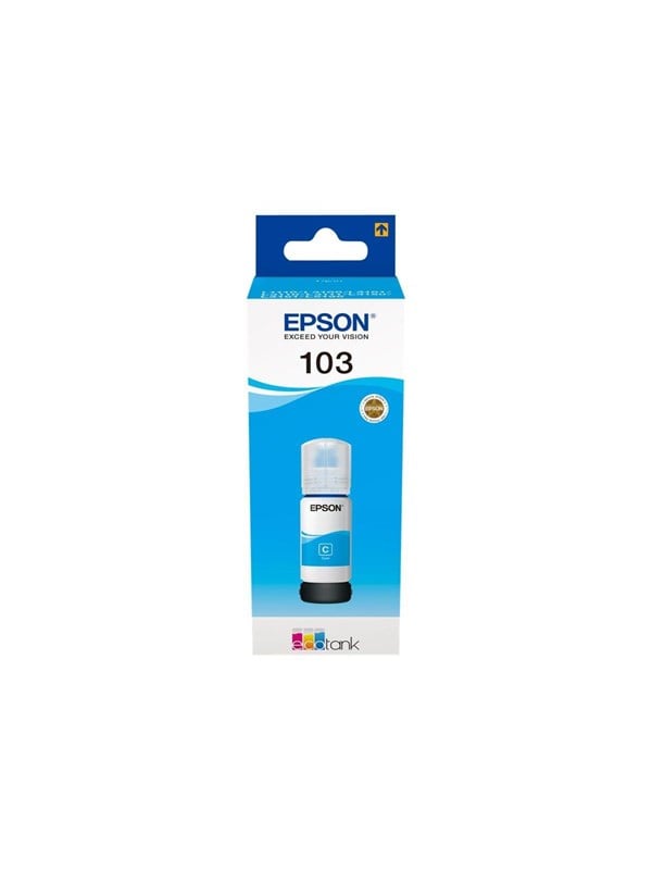 Epson 103 Cyan Original Ink Refill Blækrefill Cyan