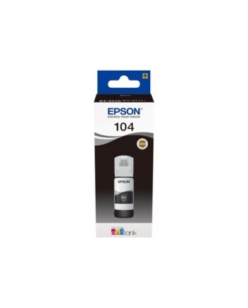Epson Ecotank 104 Black Ink Tank Blækrefill Sort