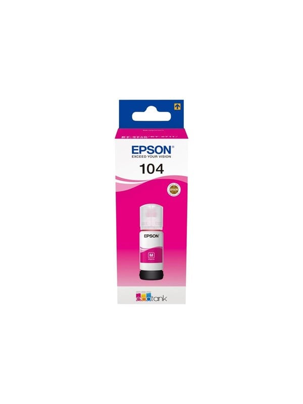 Epson Ecotank 104 Magenta Ink Blækrefill Magenta