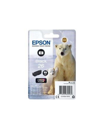 Epson 26 Foto-sort Original Blækpatron Blækpatron Foto Sort