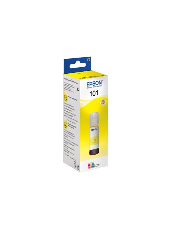 Epson 101 Gul Original Blækbeholder Blækrefill Gul