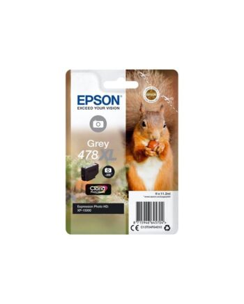 Epson 478  High Capacity Grey Ink Blækpatron Grå