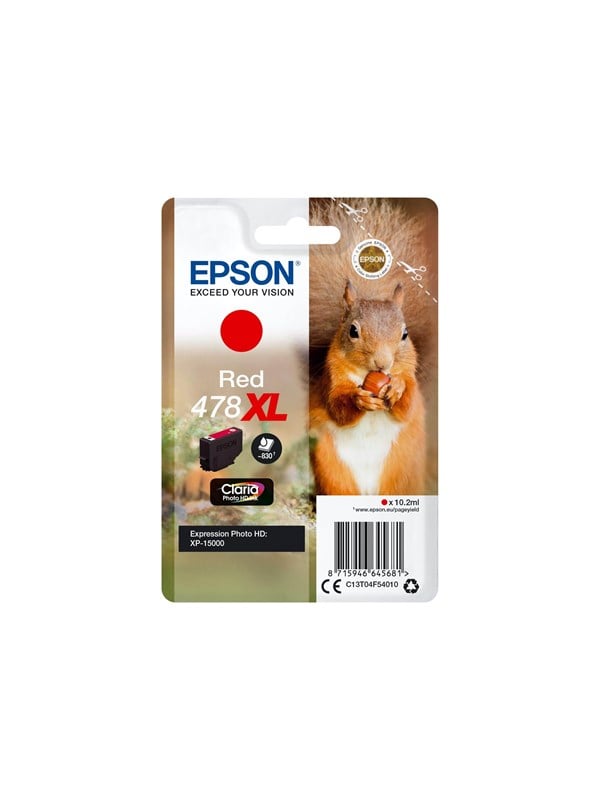 Epson 478 High Capacity Red Ink Blækpatron Magenta