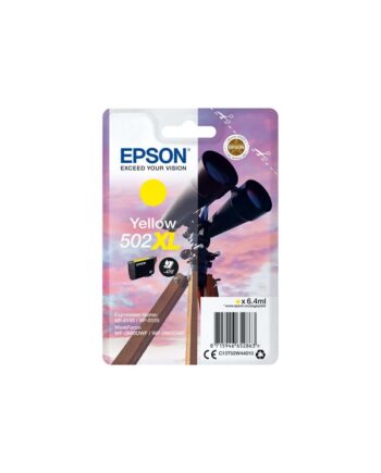 Epson 502  Høj Kapacitet Gul Original Blækpatron Blækpatron Gul