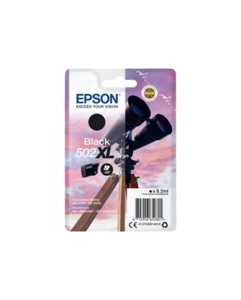 Epson 502  Høj Kapacitet Sort Original Blækpatron Blækpatron Sort