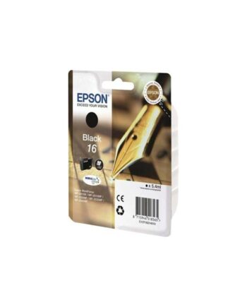 Epson 16 Ink Cartridge Black Blækpatron Sort