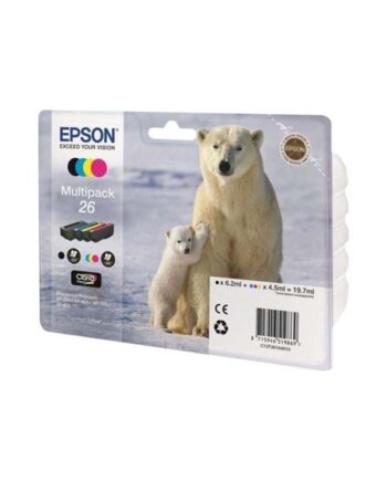 Epson 26 Ink Cartridge Multi Cmyk Blækpatron Cyan