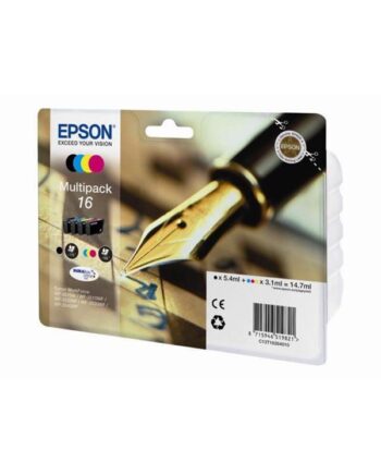 Epson 16 Ink Cartridge Multi Cmyk Blækpatron Cyan