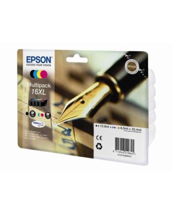 Epson 16  Ink Cartridge Multi Cmyk Blækpatron Cyan