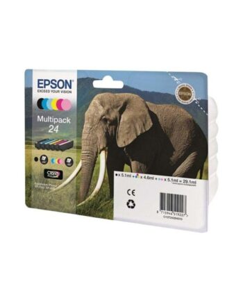 Epson 24 Ink Cartridge Multi Cmyk Blækpatron Cyan