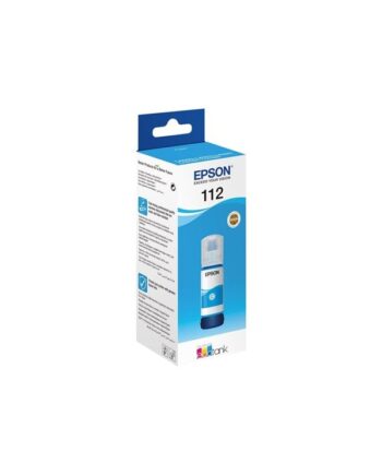 Epson Ink 112 Ecotank Pigment Cyan Bottle Blækrefill Cyan