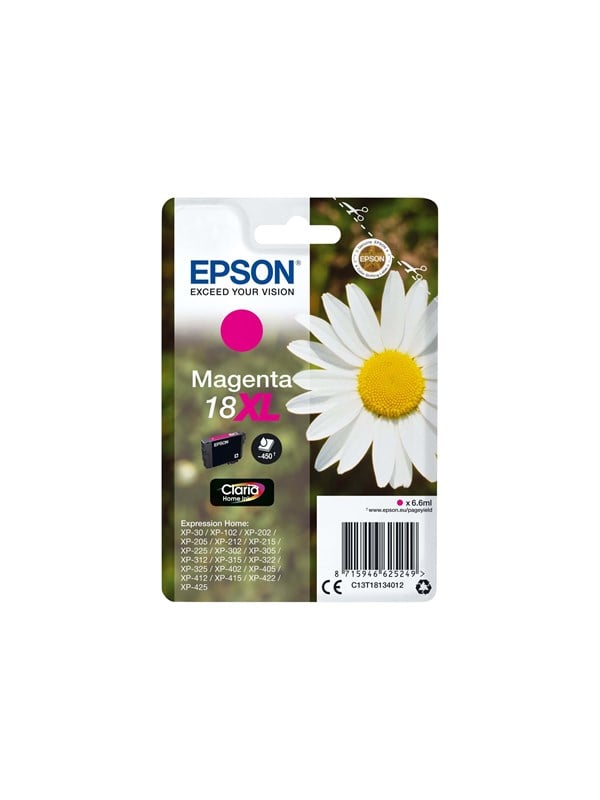 Epson 18 Magenta Ink Blækpatron Magenta