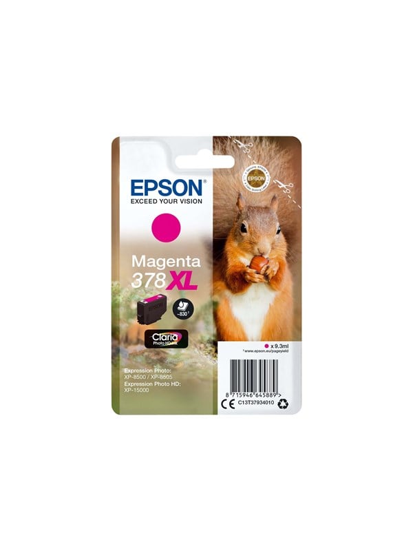 Epson 378 Magenta Original Blækpatron Blækpatron Magenta