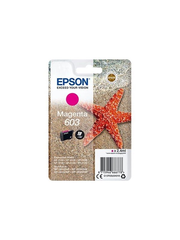 Epson 603 Magenta Original Ink Cartridge Blækpatron Magenta