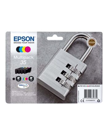 Epson 35 Multipack  Black Yellow Cyan Magenta  Ink Blækpatron Cyan