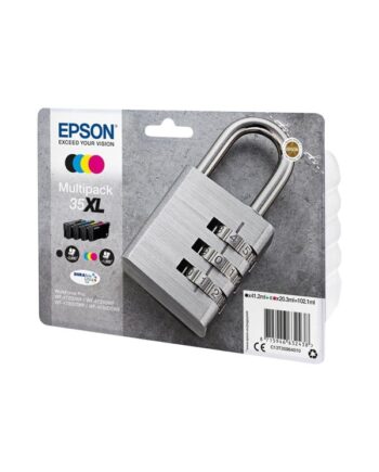 Epson 35  Multipack  Black Yellow Cyan Magenta  Ink Blækpatron Cyan