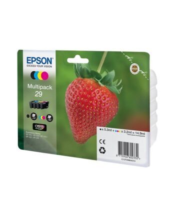 Epson 29 Multipack  Black Yellow Cyan Magenta  Ink Blækpatron Cyan