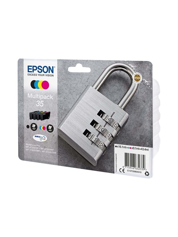 Epson 35 Multipack Blækpatron Cyan