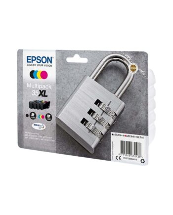 Epson 35  Multipack Blækpatron Sort  Cyan  Magenta  Gul