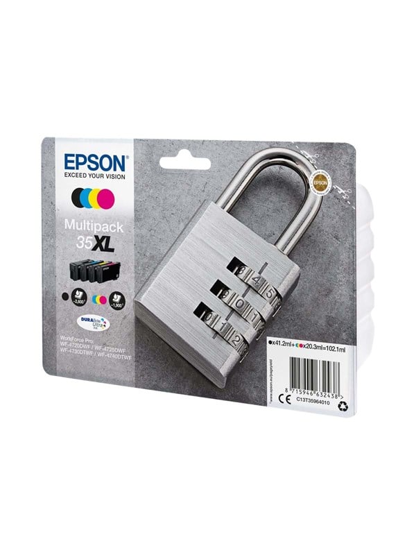 Epson 35 Multipack Blækpatron Sort Cyan Magenta Gul