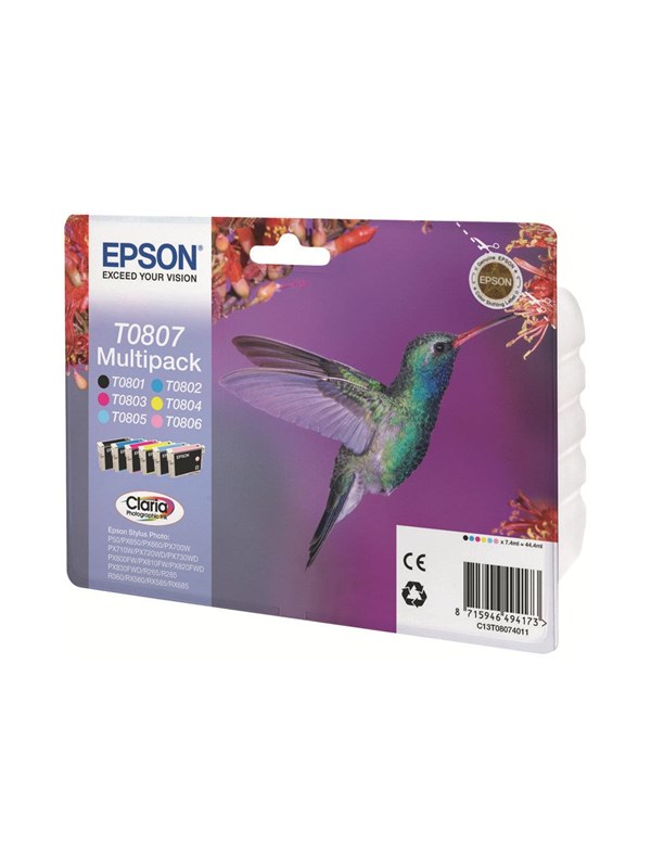 Epson Multipack Color Blækpatron Cyan