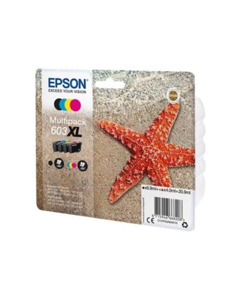 Epson 603  Multipack  -pack   Black Yellow Cyan Magenta Original Ink Cartridge Blækpatron Cyan