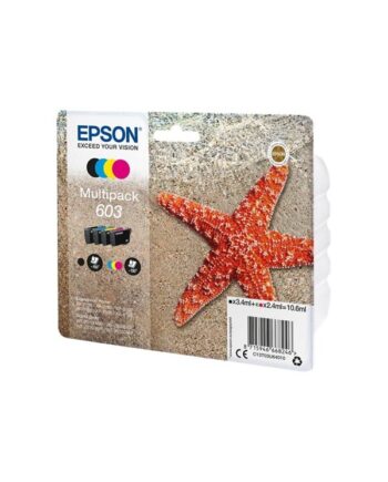 Epson 603 Multipack  -pack Black Yellow Cyan Magenta Original Ink Cartridge Blækpatron Cyan
